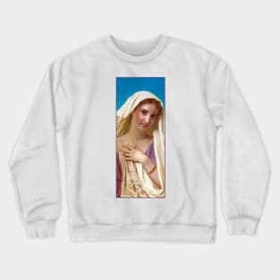 Young Girl in a Veil by Hugues Merle Crewneck Sweatshirt